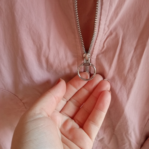 Pink Lightweight Windbreaker Jacket from Seoul - Picture 7 of 16